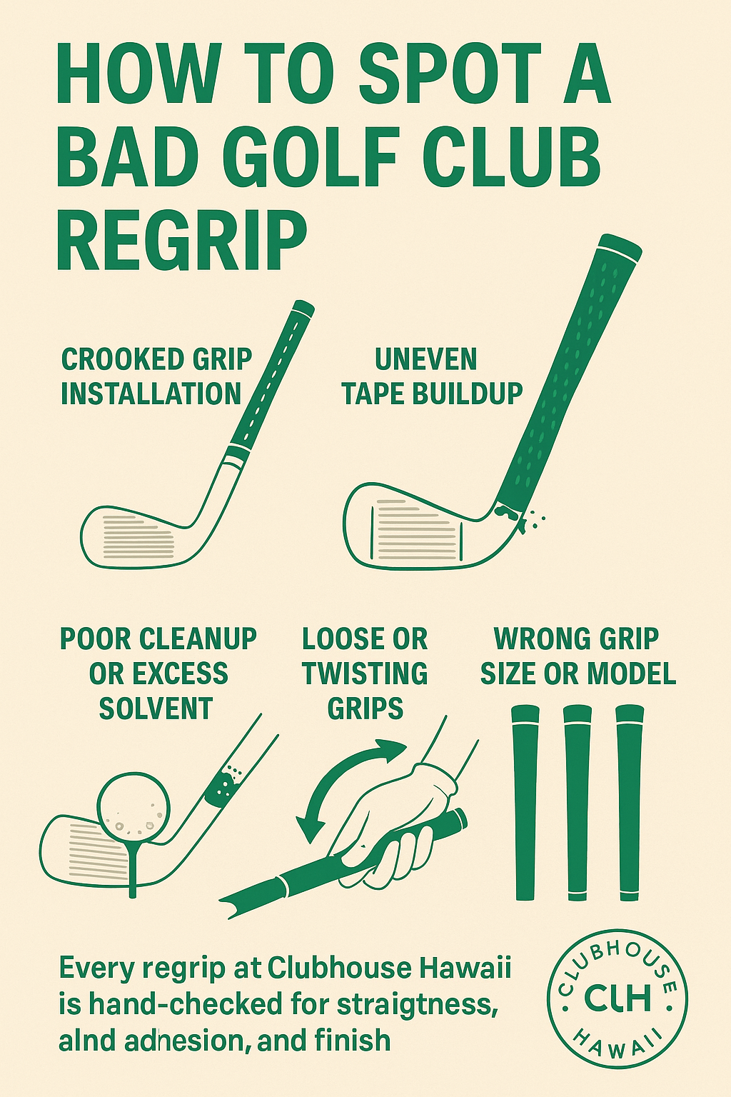 How to Spot a Bad Golf Club Regrip