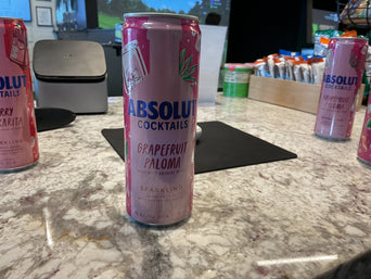 Absolut Grapefruit Paloma sparkling cocktail can