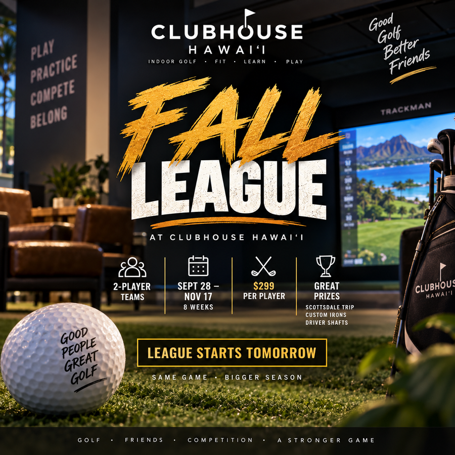 Clubhouse Hawaiʻi Fall Golf League 2026 – Win a Scottsdale Golf Trip
