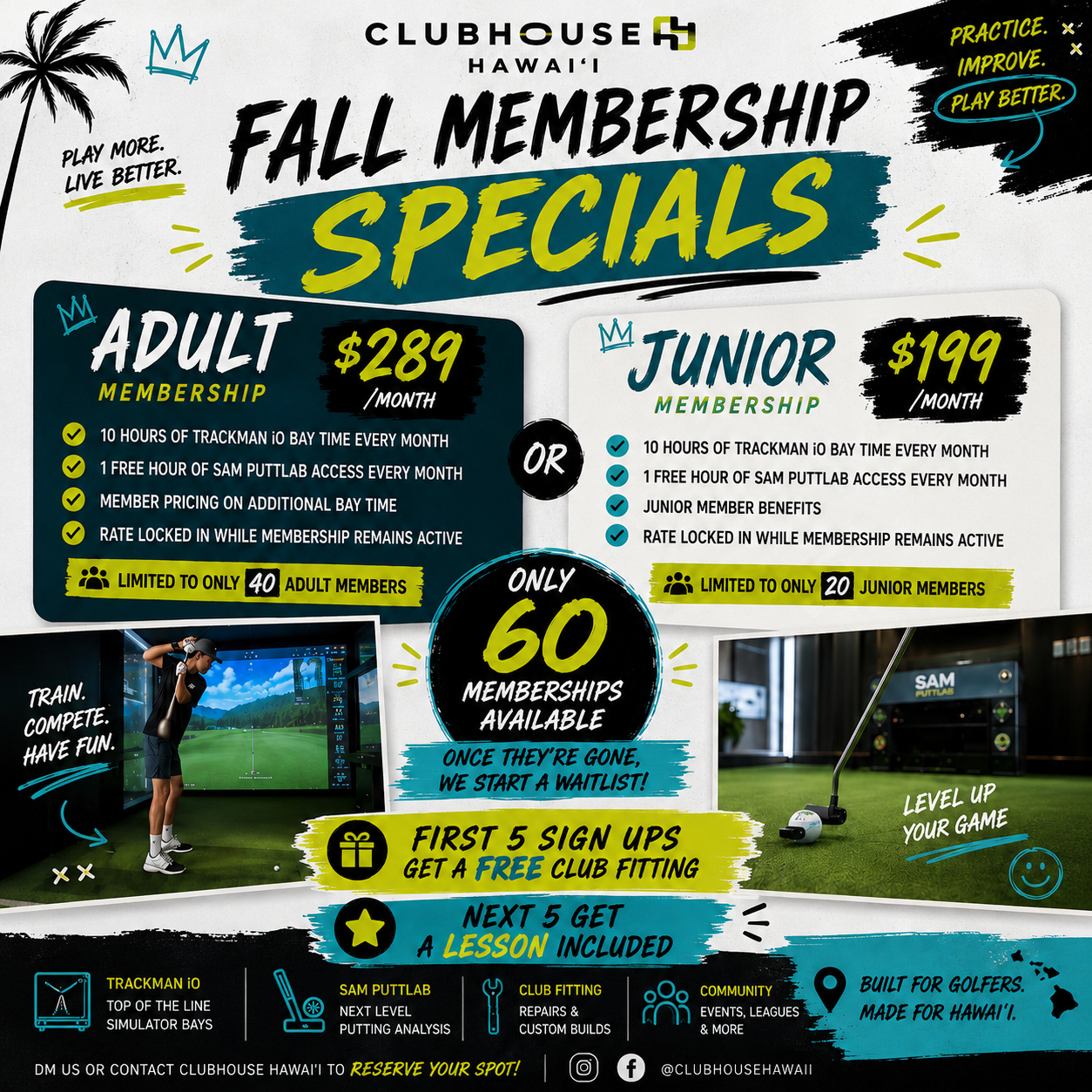 Fall Golf Membership Special | Clubhouse Hawaiʻi
