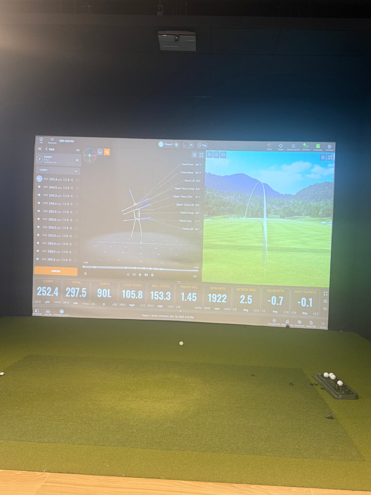 Clubhouse Hawaii using biometrics for golf teaching