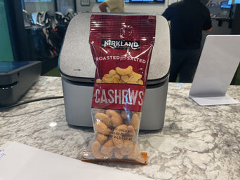 Kirkland cashews packet