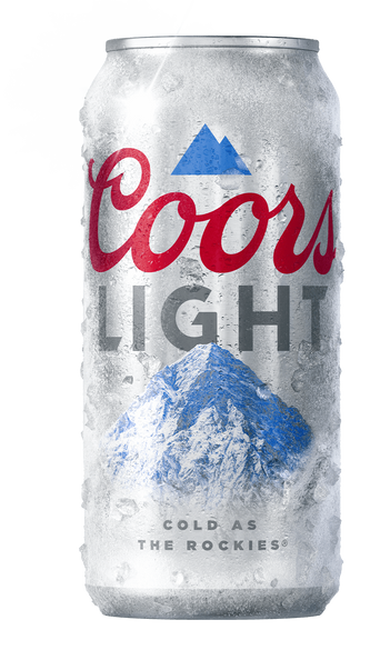 Coors Light beer can