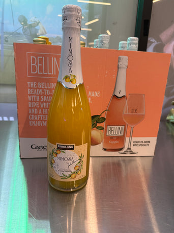 Mimosa cocktail bottle on the Clubhouse Hawaii counter