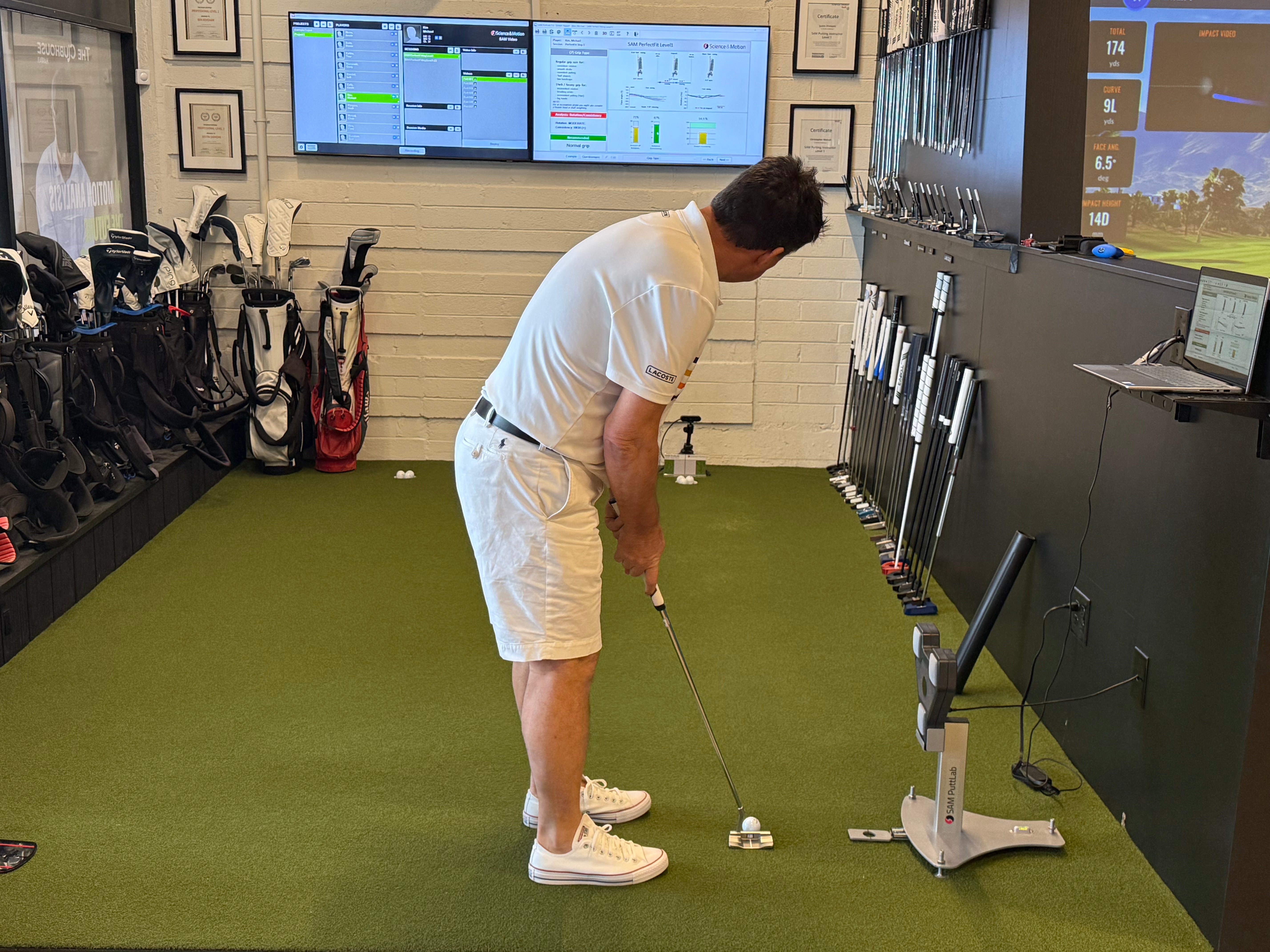 pro golfer putter fitting honolulu